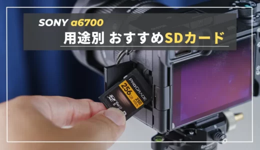 【決定版】SONY α6700におすすめ！厳選メモリーカード（SDカード）｜静止画・動画用途別