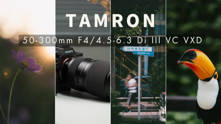 【レビュー】TAMRON 50-300mm F/4.5-6.3 Di III VC VXD｜軽さ・利便性を追求した望遠ズーム（作例多数）